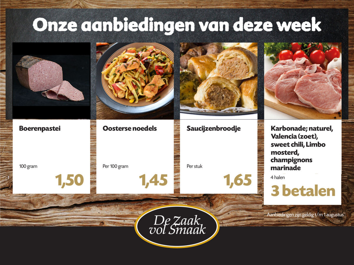Weekaanbiedingen van deze week