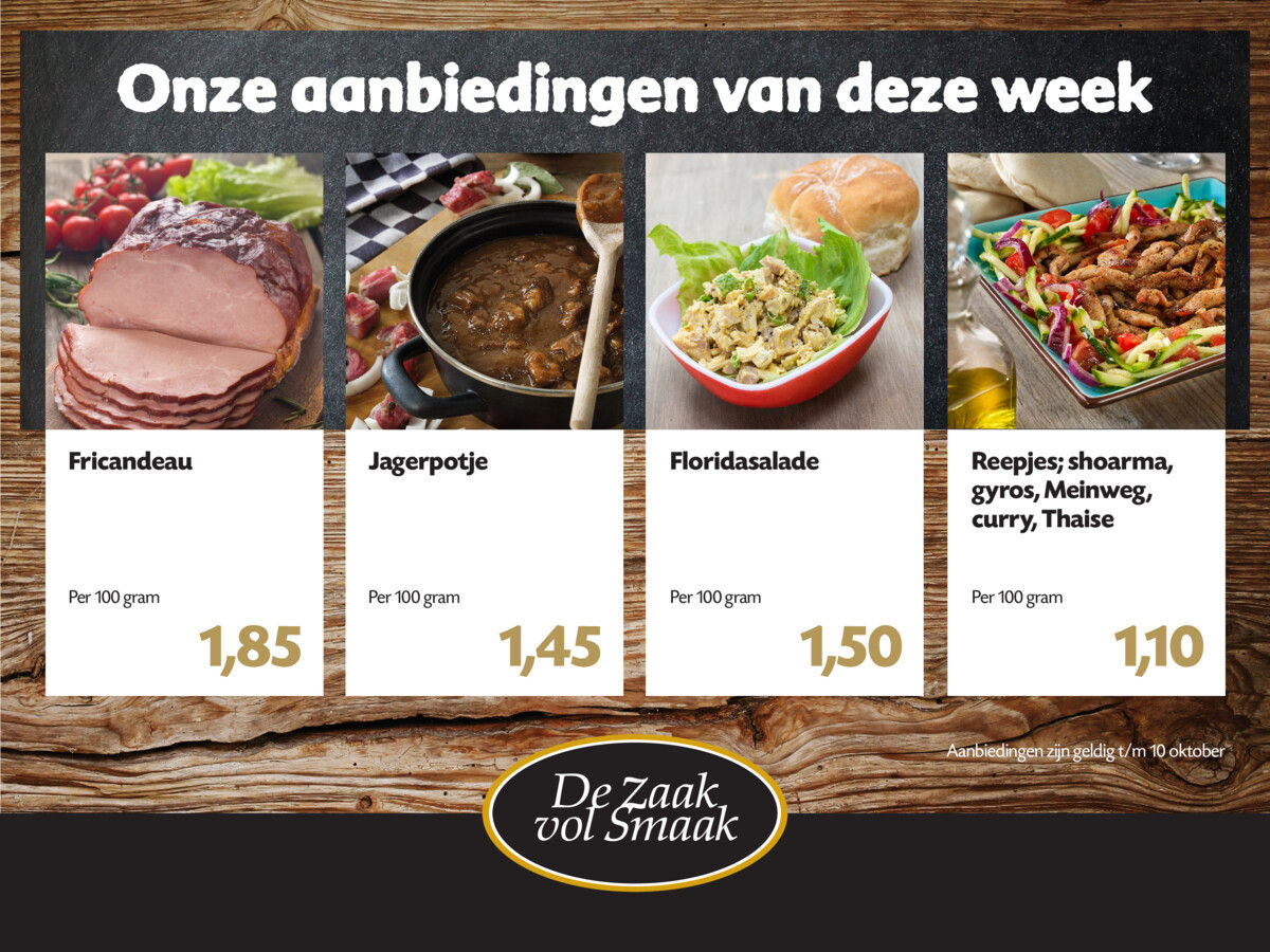 Weekaanbiedingen van deze week