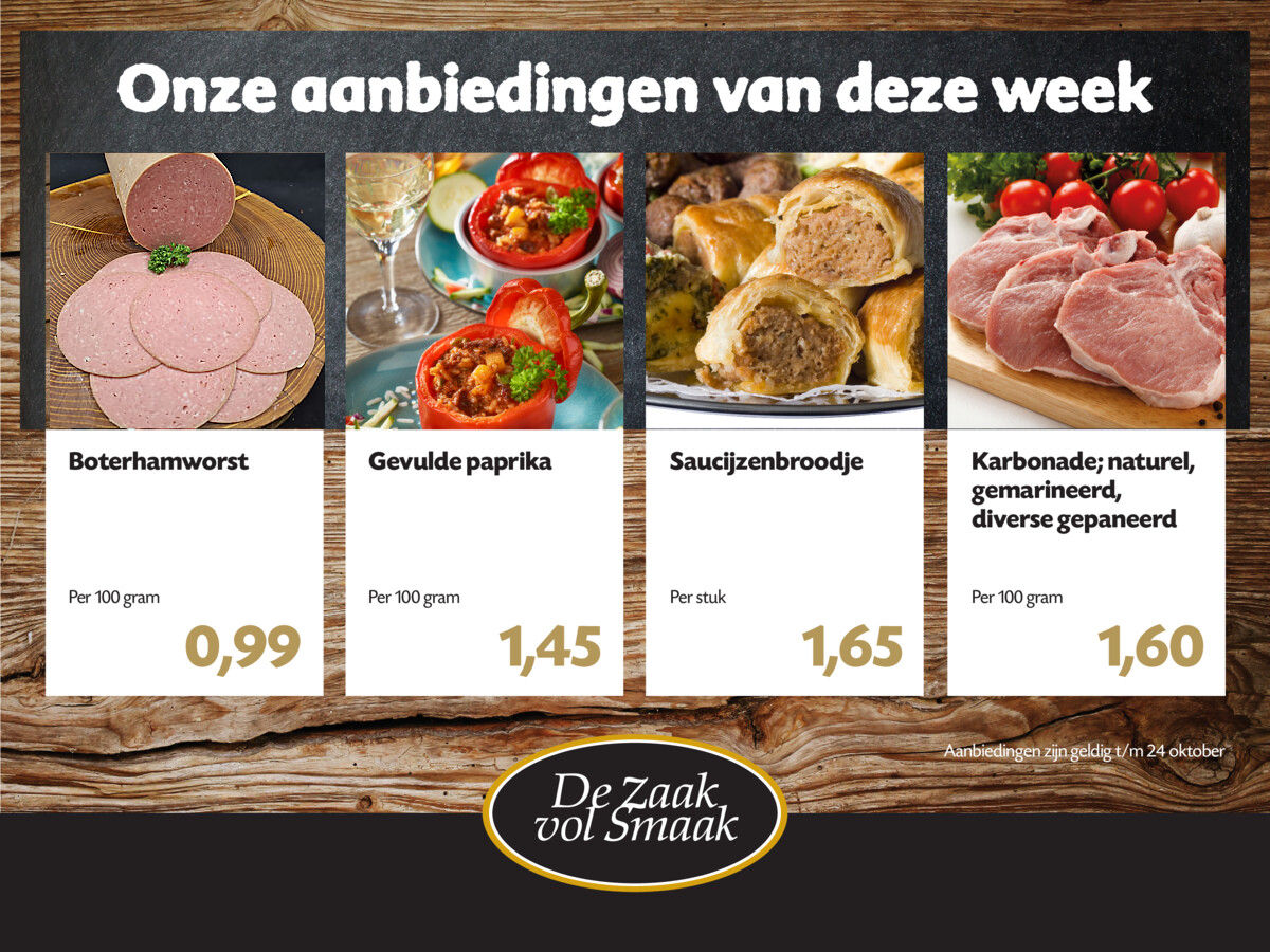 Weekaanbiedingen van deze week